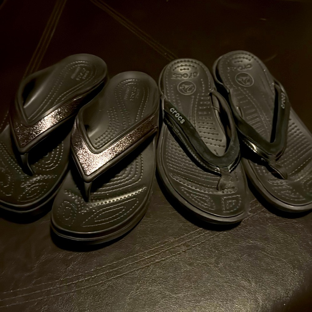 Croc sandals